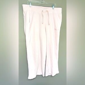 Nike NEW Women's Weekend Pink‎ Wide Leg Pink Sweatpants Size XL